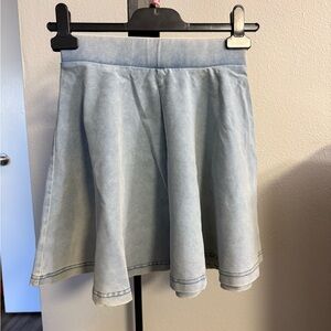Topshop denim short skirt